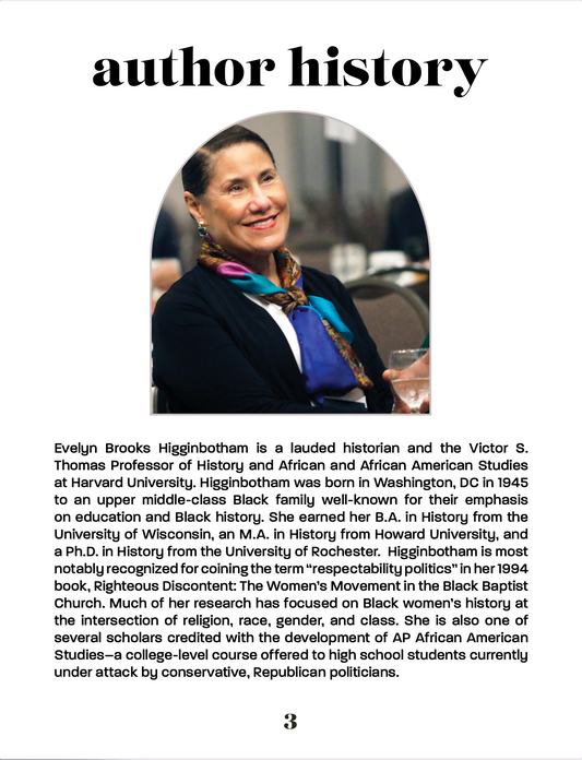 Spring '23 Exploration Track Syllabus - African American Women's History and the Metalanguage of Race