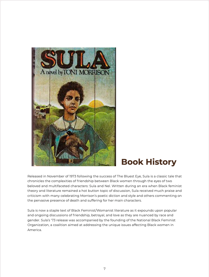 Feb 20 General Track Syllabus - Sula