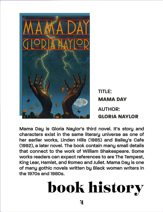 November 22 General Track Syllabus - Mama Day