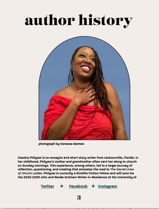 Sept 21 General Track Syllabus - The Secret Lives of Church Ladies