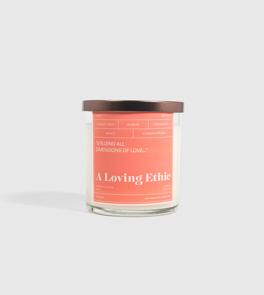 A Loving Ethic LITerary Candle