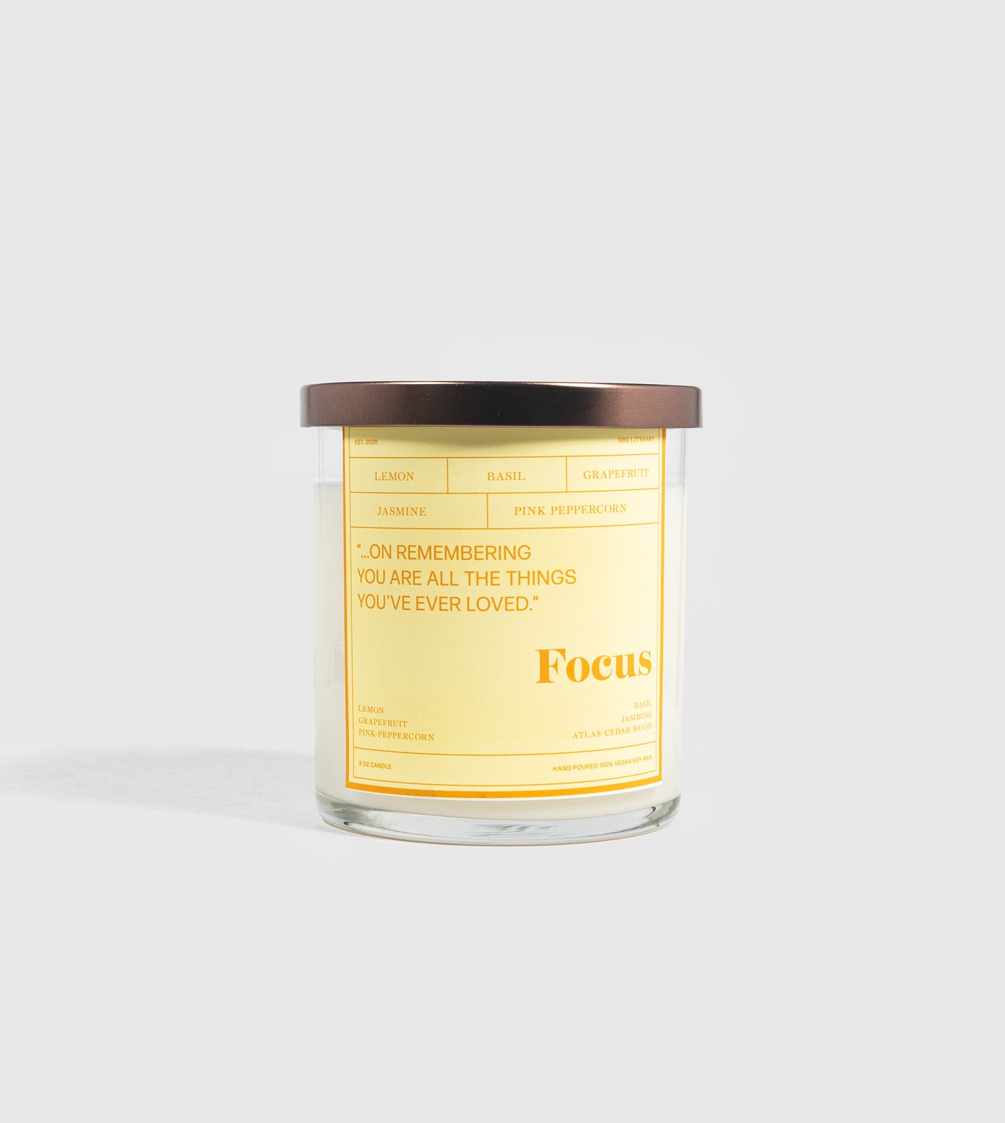 Focus LITerary Candle