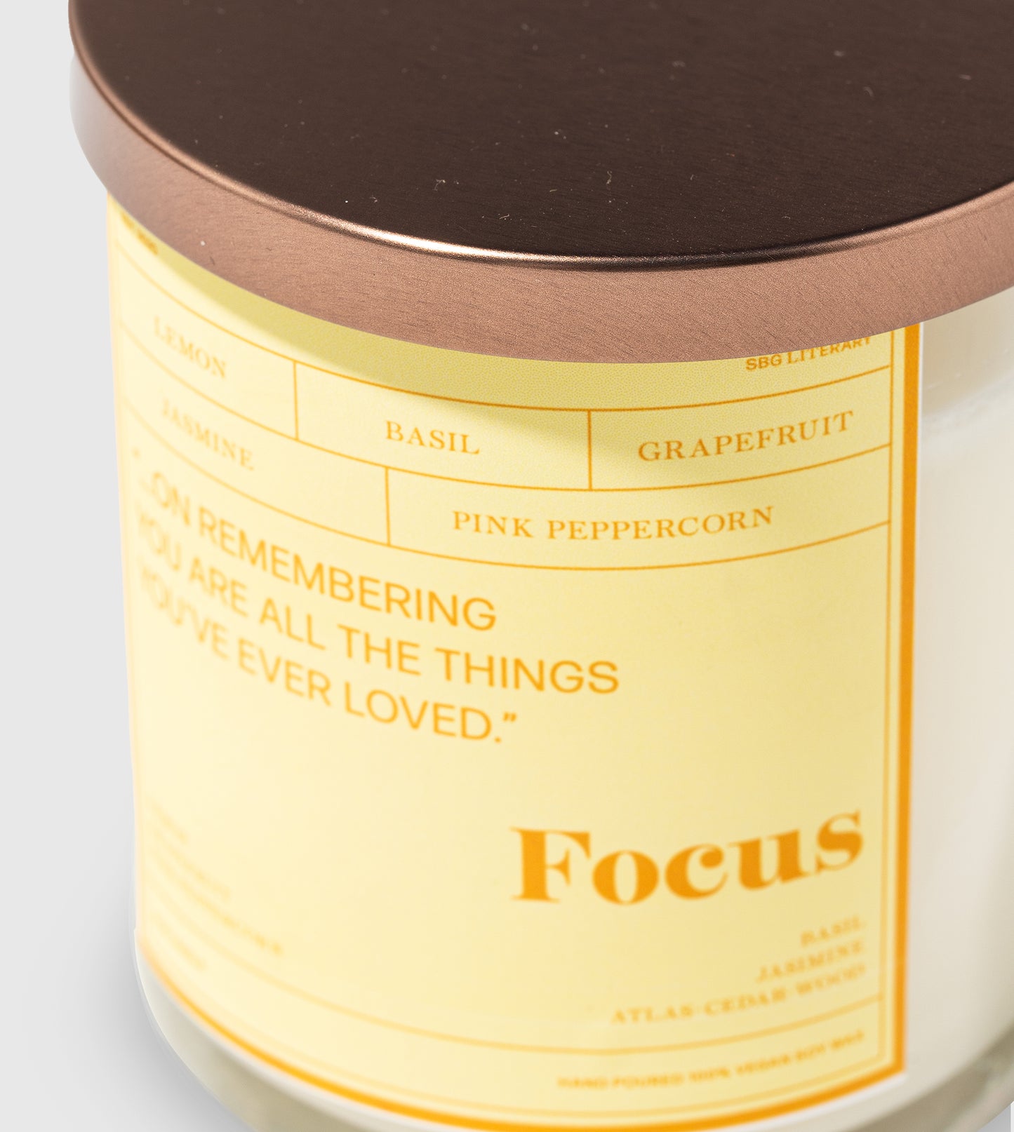 Focus LITerary Candle