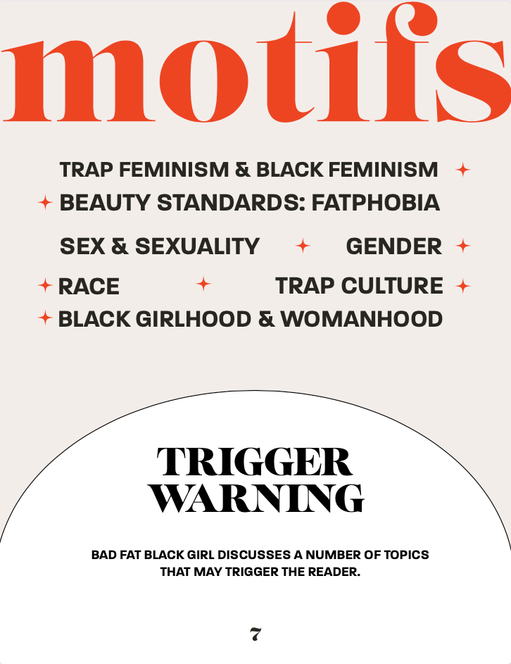 April 22 General Track Syllabus - Bad Fat Black Girl