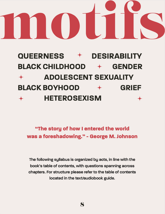 July 22 General Track Syllabus - All Boys Aren't Blue