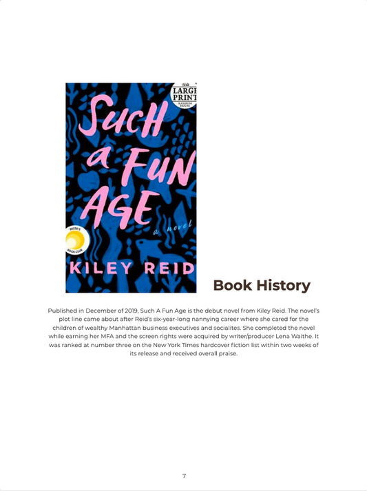 July 20 General Track Syllabus - Such A Fun Age