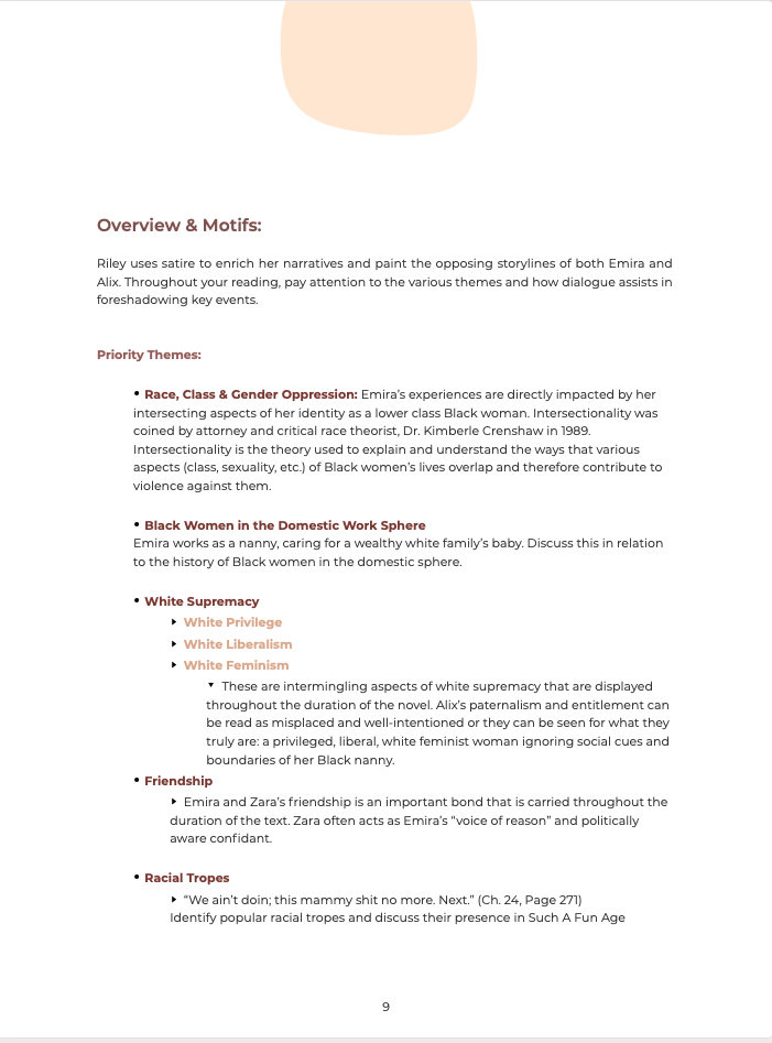 July 20 General Track Syllabus - Such A Fun Age