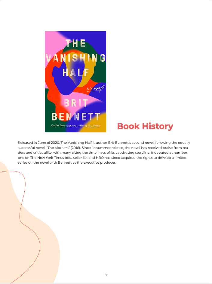 Dec 20 General Track Syllabus - The Vanishing Half