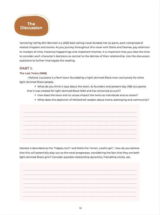 Dec 20 General Track Syllabus - The Vanishing Half