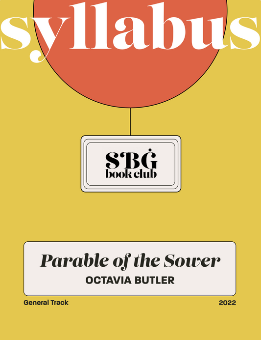 Sept 20 General Track Syllabus - Parable of the Sower