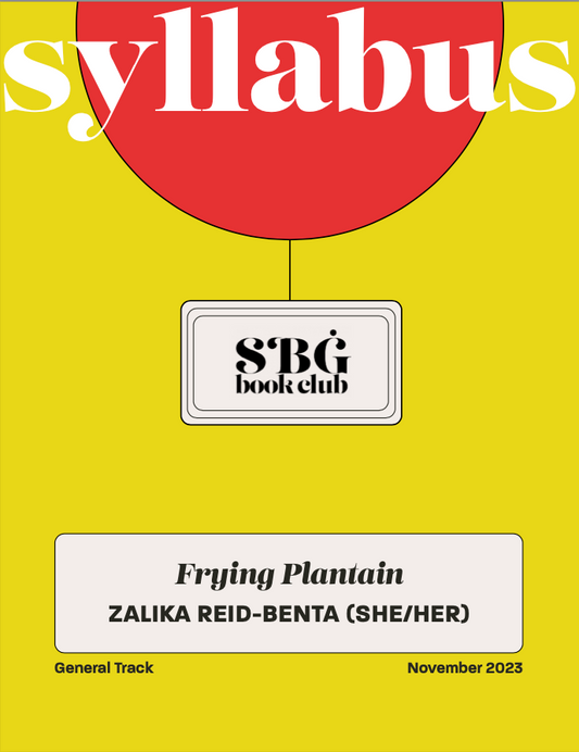 November 23 General Track Syllabus - Frying Plantain