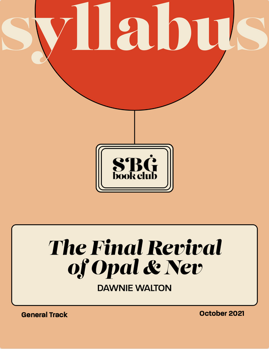 Oct 21 General Track Syllabus - Opal & Nev