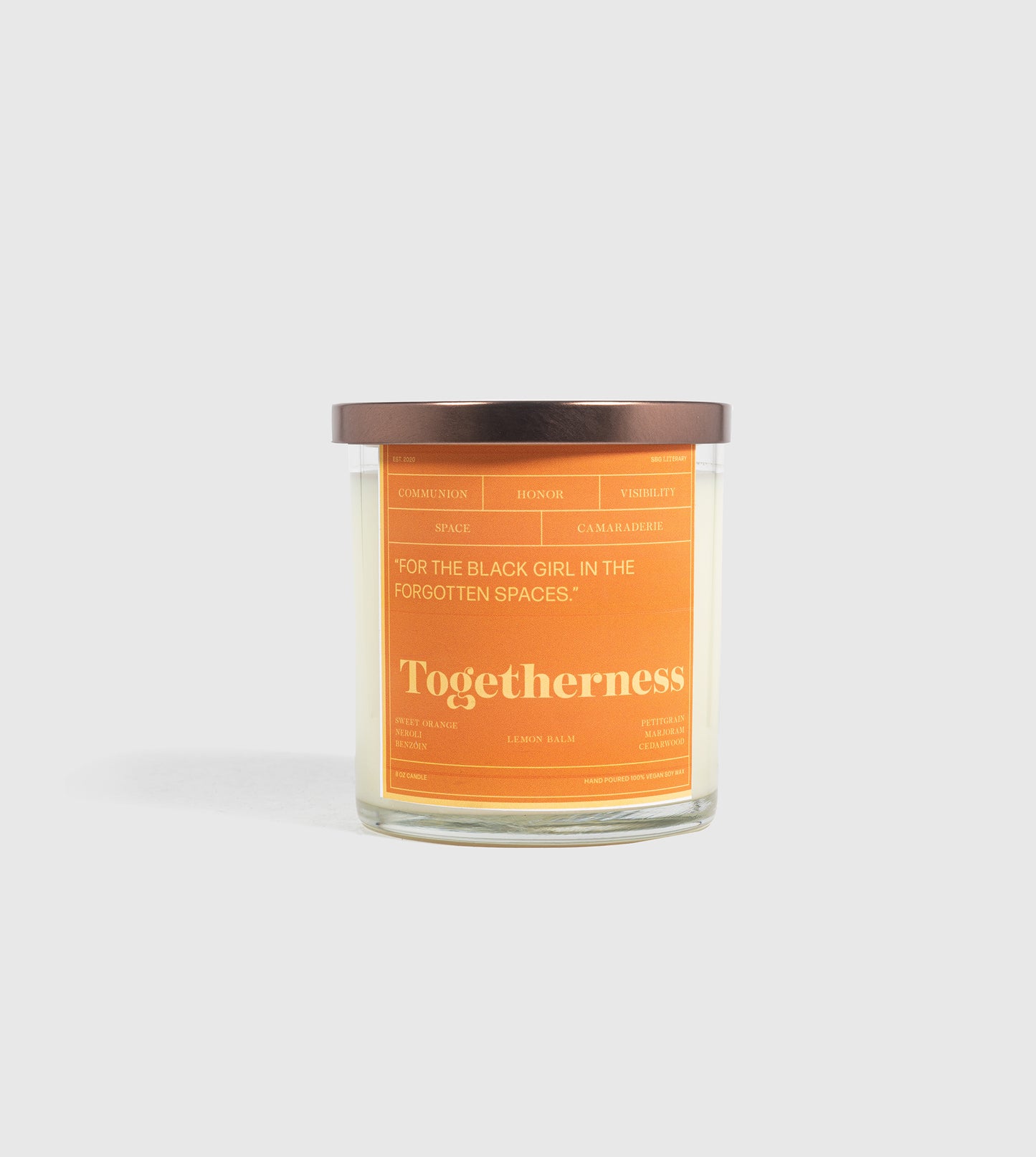 Togetherness LITerary Candle